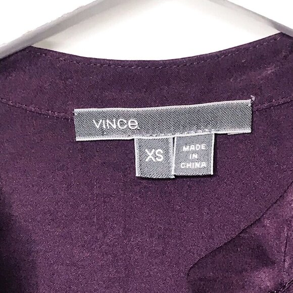Vince Popover Casual/Work Dress, Grape, Size XS - Picture 11 of 11